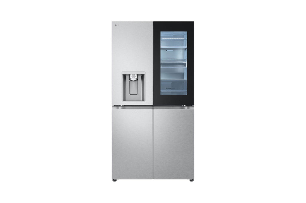LG InstaView® Multi-Door Kühlschrank 638L – Craft Ice, UVnano, ThinQ – Matt Schwarz