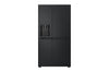 LG GSLC41EPPE Side-by-Side Kühlschrank Schwarz – 641L, Eis-/Wasser-Spender