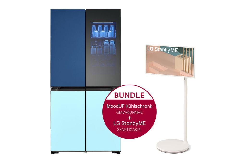 LG InstaView MoodUP Smart Kühlschrank & StanbyME: Farbwechsel, Total No Frost