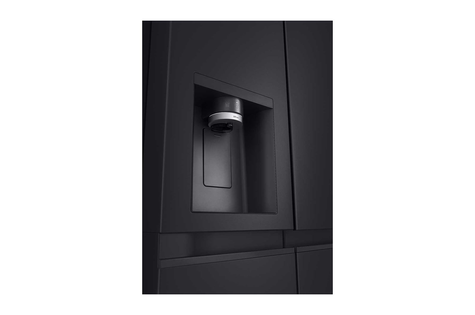 LG Side-by-Side Kühlschrank GSLE91EVAB: InstaView, Craft Ice, 623L, Black Steel