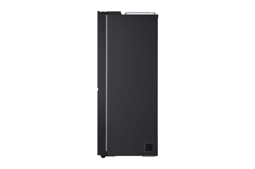 LG Side-by-Side Kühlschrank GSLE91EVAB: InstaView, Craft Ice, 623L, Black Steel
