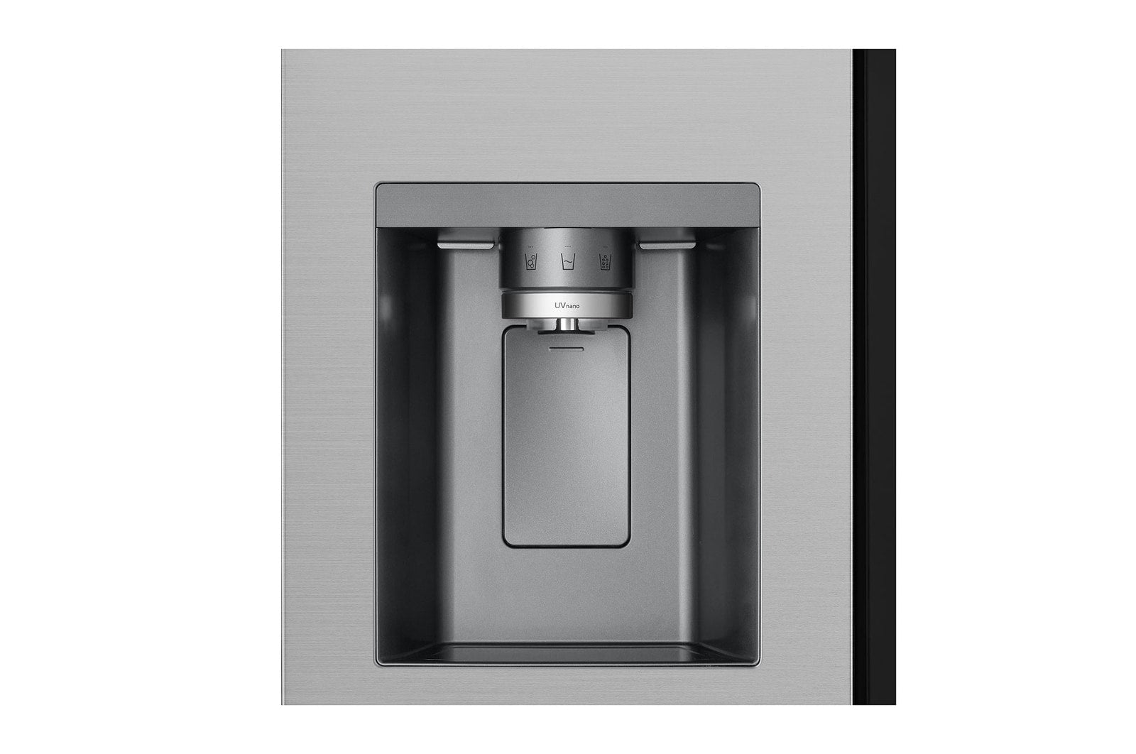 LG InstaView Side-by-Side Kühlschrank mit Eisspender, 628L, Smart Inverter Kompressor