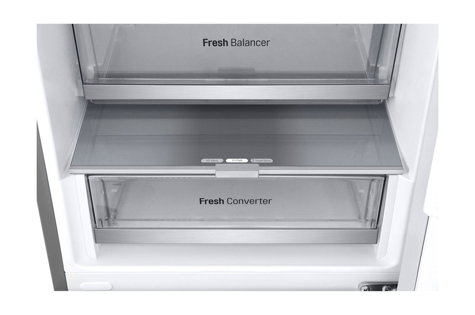LG Kühl-Gefrierkombination 387L, EEK B, Inverter Linear Kompressor, Total No Frost