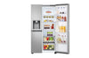 LG Side-by-Side Kühlschrank Prime Silver: 625L, Eis-, Crushed Ice- & Wasserspender