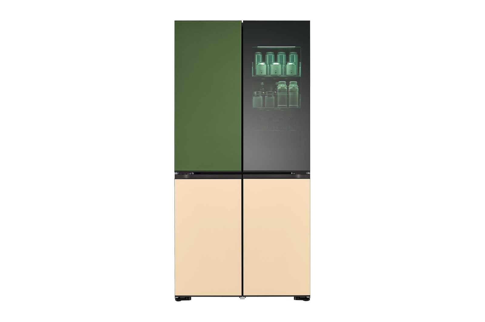 LG MoodUP InstaView Multi-Door Kühlschrank: Farbwechsel, Lautsprecher, No Frost, Smart