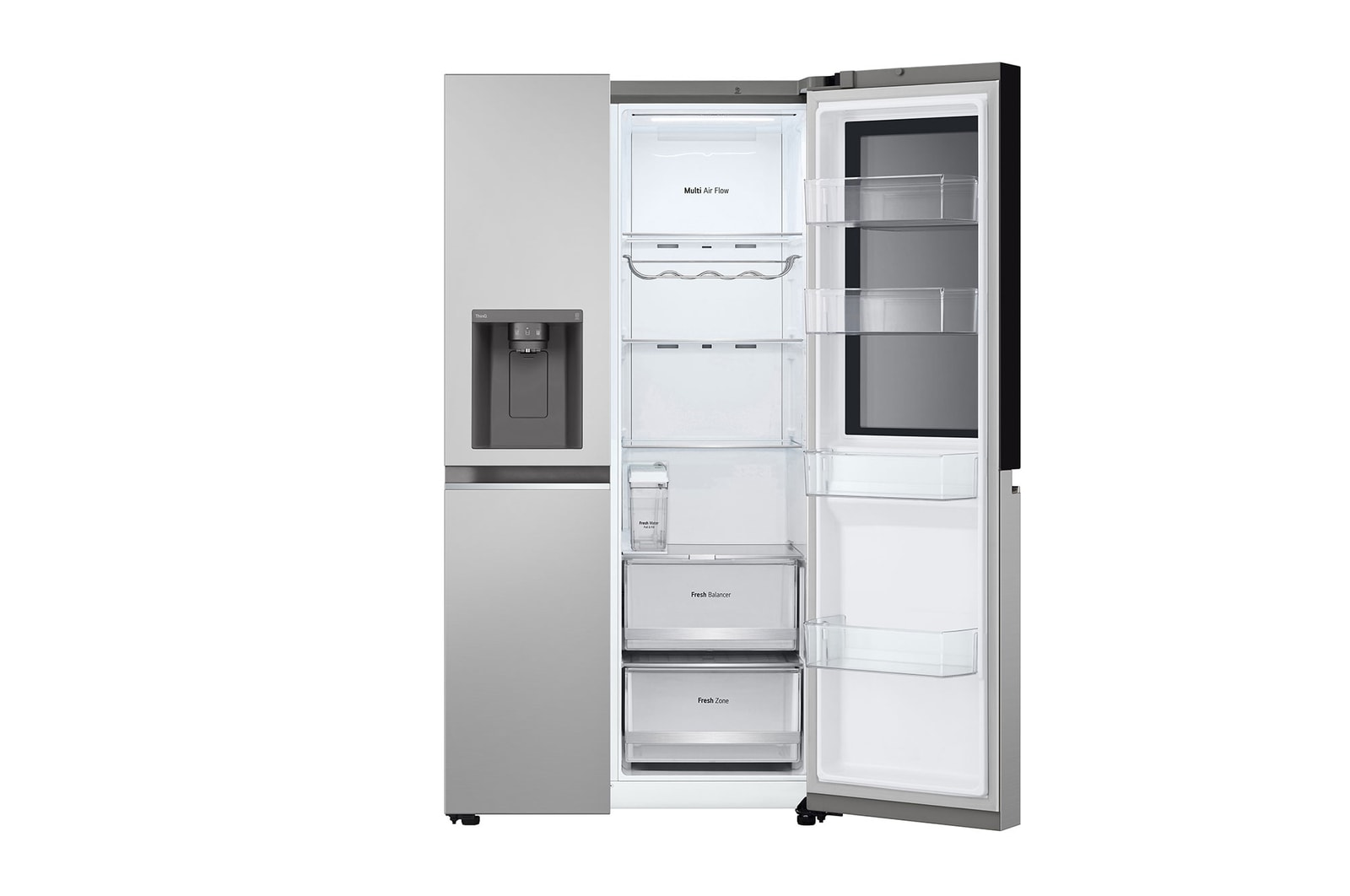 LG Side-by-Side Kühlschrank InstaView Door-in-Door® 635L E-Klasse Eis-Wasserspender