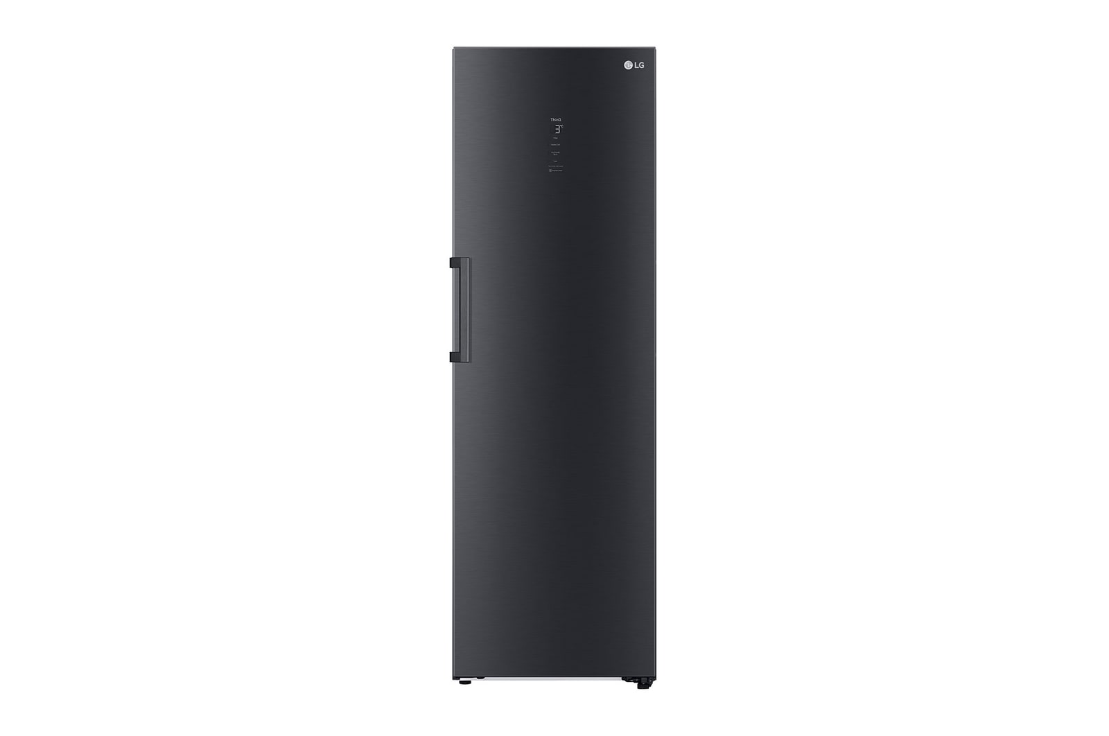 LG Freistehender Kühlschrank Schwarz: Effizient, Geräumig, Leise mit Inverter Linear Compressor