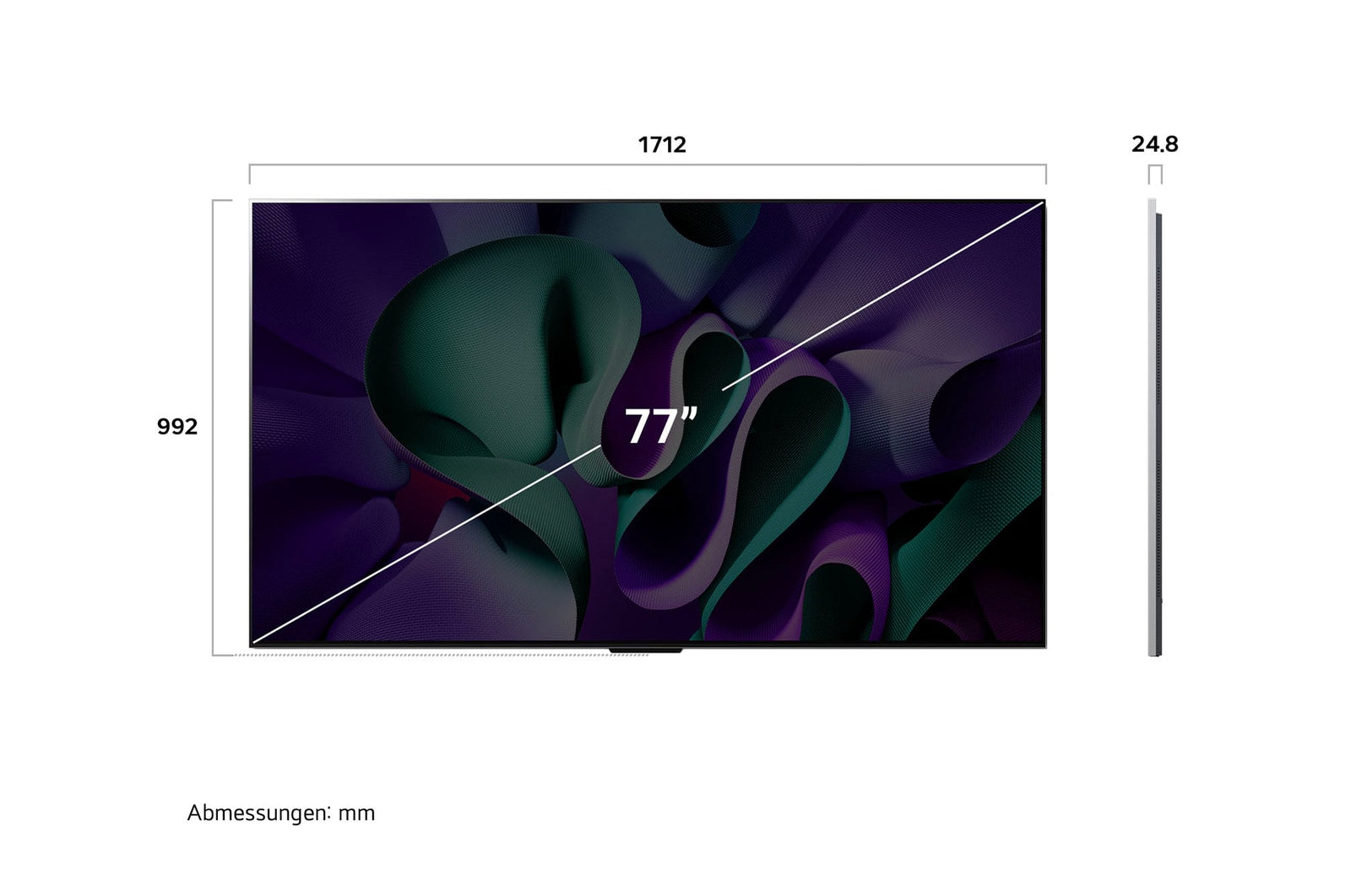 LG SIGNATURE OLED M4 77 Zoll True Wireless 4K 144Hz AI Smart TV