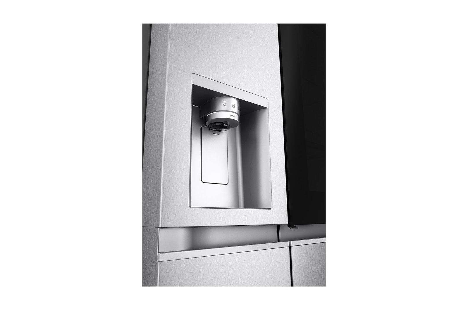 LG InstaView Side-by-Side Kühlschrank, 628L, NoFrost, Eis- & Wasserspender, Smart Inverter