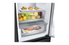 LG GBV5250CEP Kühl-Gefrierkombination: 387L, Smart Inverter, NoFrost, Elegantes Schwarz