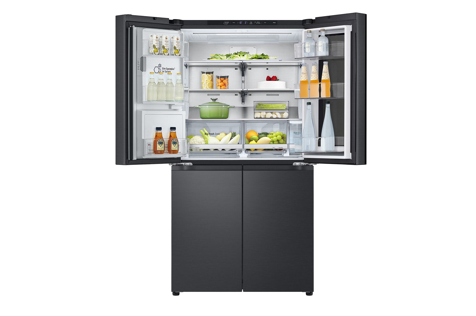 LG InstaView® Multi-Door Kühlschrank, 637L, Festwasseranschluss, Smart-Technologien
