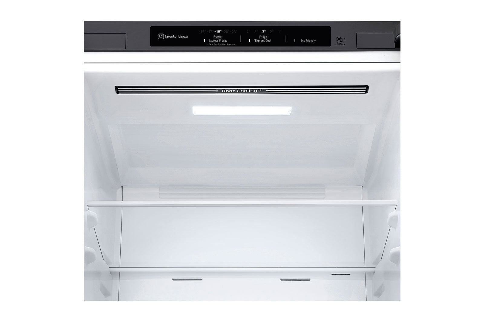 LG Kühl-Gefrierkombination Smart Inverter Kompressor, 384L, Energieeffizienz B, Silber