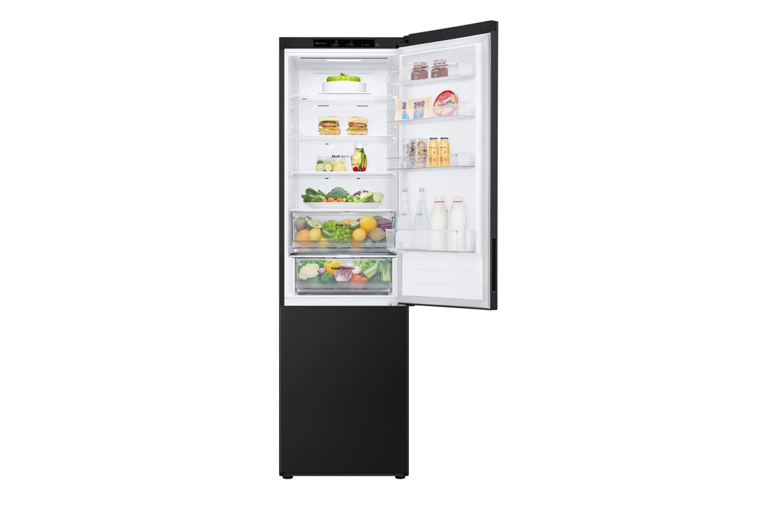 LG GBV22NCCEP Kühl-Gefrierkombination Schwarz – Smart Inverter Compressor®