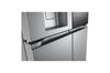 LG InstaView Multi-Door Kühlschrank 638L: Eis- und Wasserspender mit Festwasseranschluss