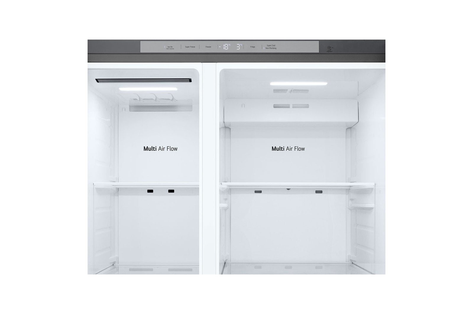 LG GSLC41PYPE Side-by-Side Kühlschrank: 641L, Eis-, Crushed Ice- & Wasserspender