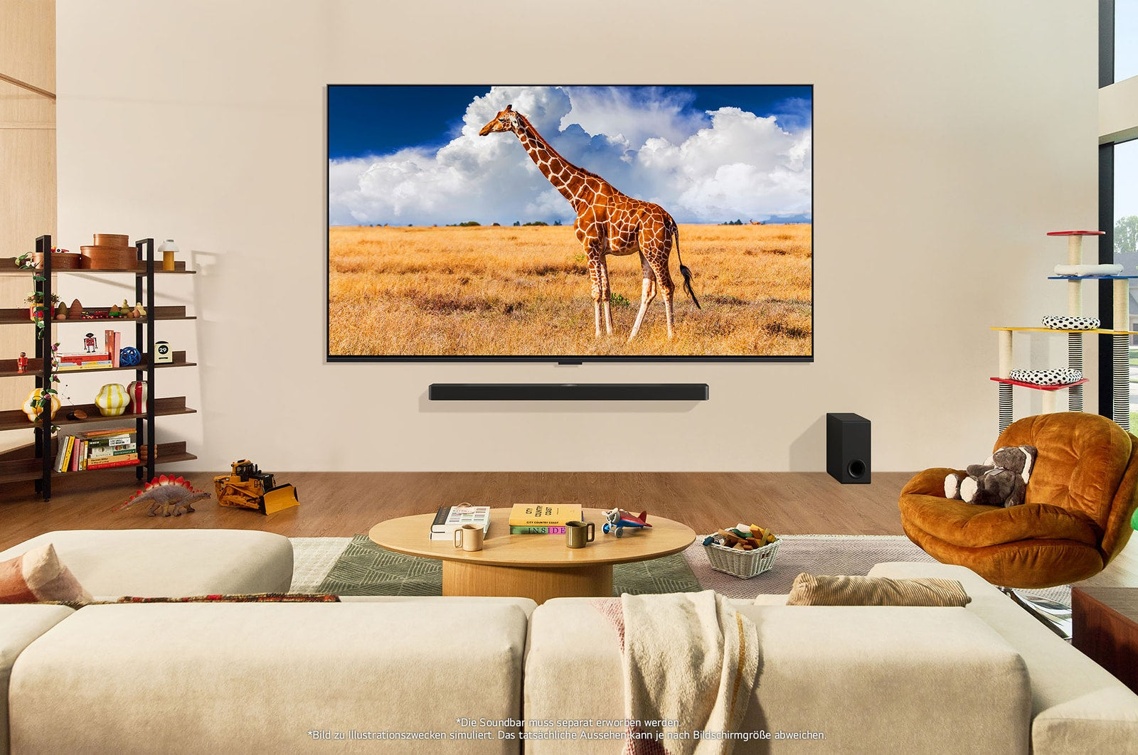 LG 65 Zoll QNED85 4K AI Smart TV: brillante QNED Farben, α8 Prozessor, webOS