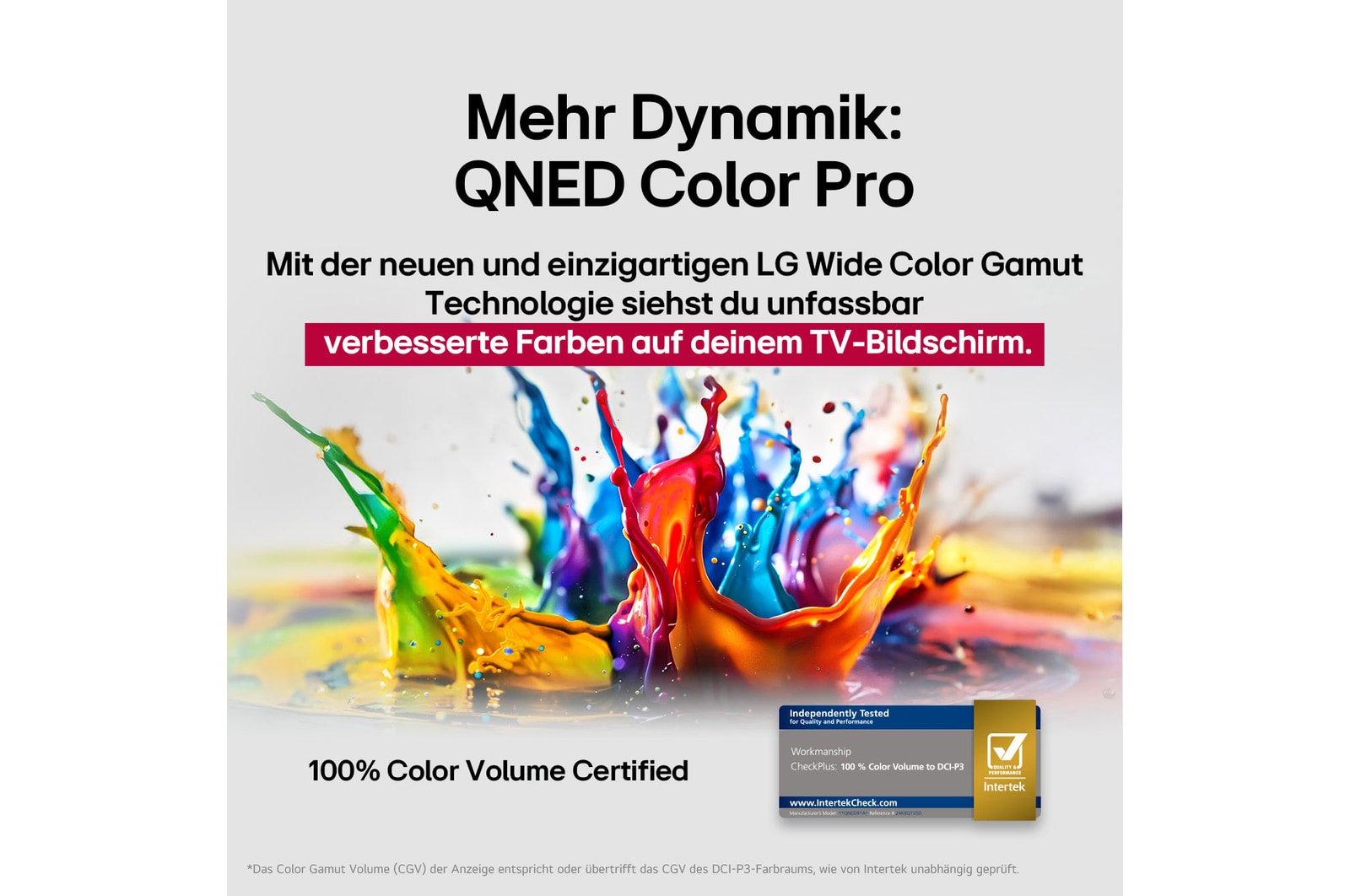 LG 100 Zoll QNED evo AI 4K MiniLED Smart TV – Brillantes Heimkinoerlebnis