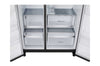 LG Side-by-Side Kühlschrank GSLE91EVAB: InstaView, Craft Ice, 623L, Black Steel