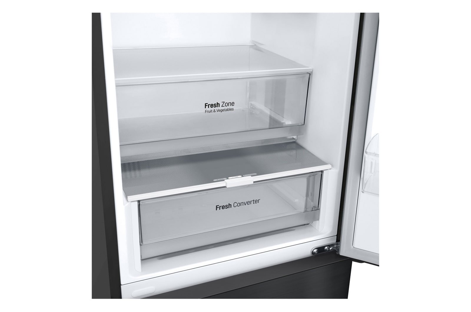 LG GBV22NCCEP Kühl-Gefrierkombination Schwarz – Smart Inverter Compressor®