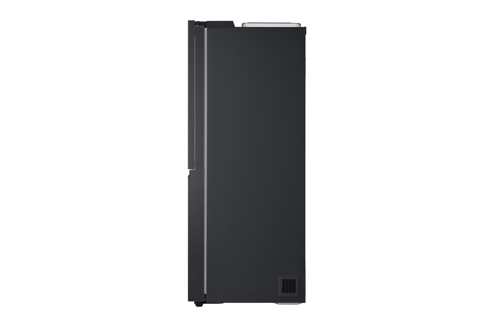LG Side-by-Side Kühlschrank: 638L, Eis-, Crushed Ice- & Wasserspender, Mattschwarz