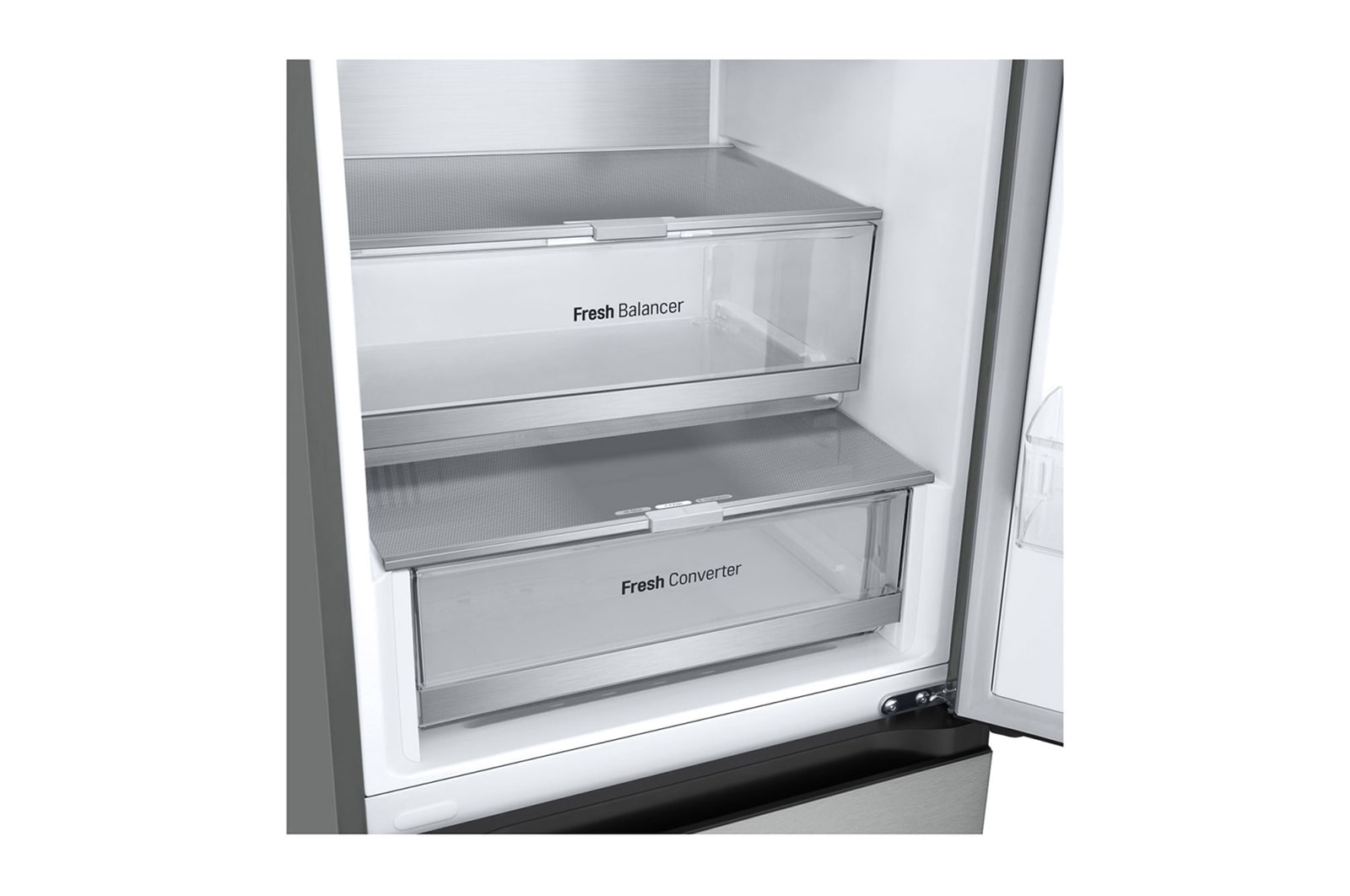 LG Kühl-Gefrierkombination 387L, EEK B, Inverter Linear Kompressor, Total No Frost