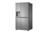 LG Side-by-Side Kühlschrank Prime Silver: 625L, Eis-, Crushed Ice- & Wasserspender