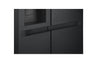 LG GSLC41EPPE Side-by-Side Kühlschrank Schwarz – 641L, Eis-/Wasser-Spender