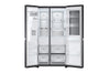 LG GSXV90MCAE InstaView Side-by-Side Kühlschrank, 635L, Eis- & Wasserspender, Mattschwarz