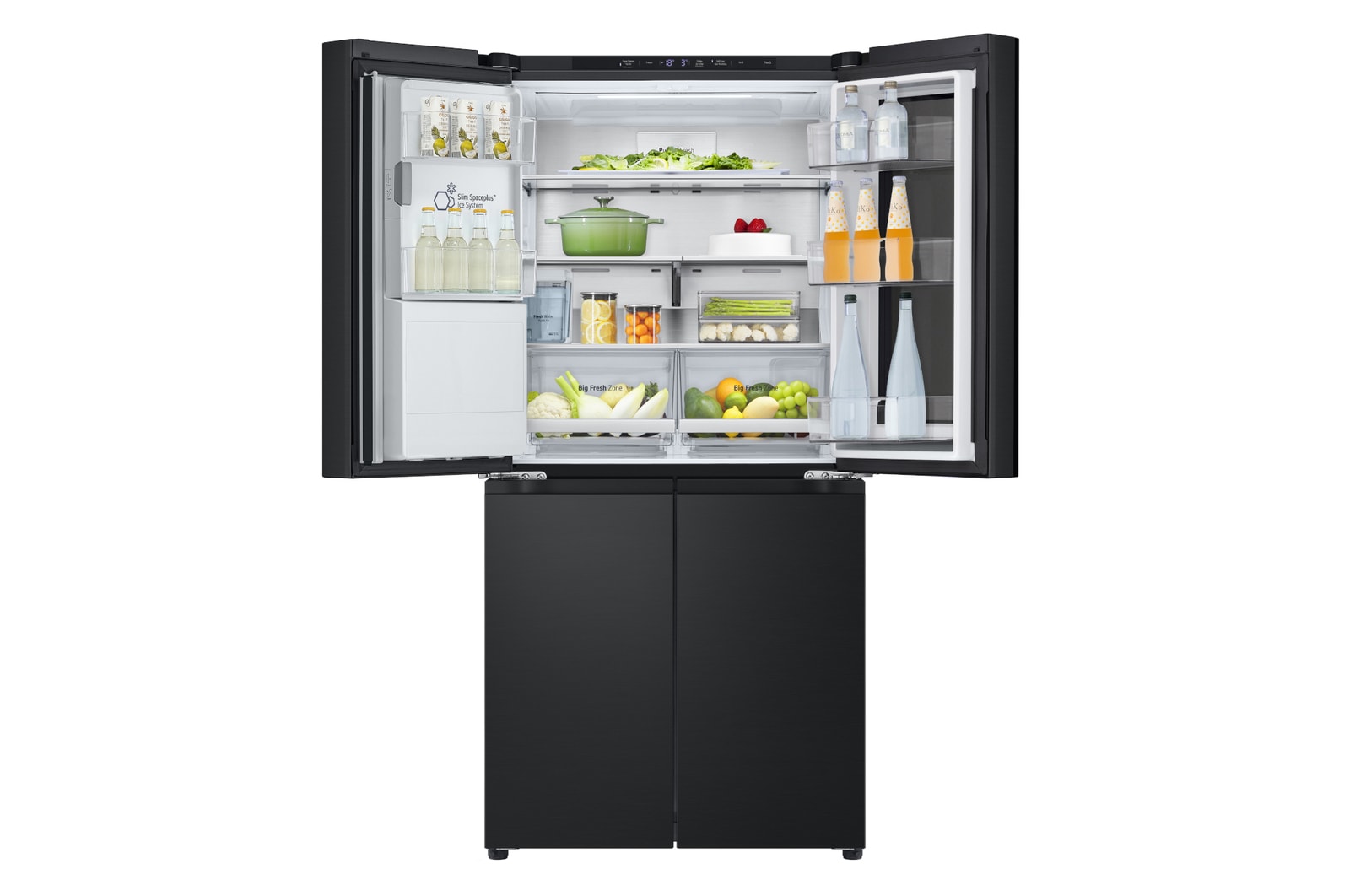 LG SLIM FIT Multi-Door Kühlschrank: InstaView, Eisspender, 508L Kapazität, Effizient