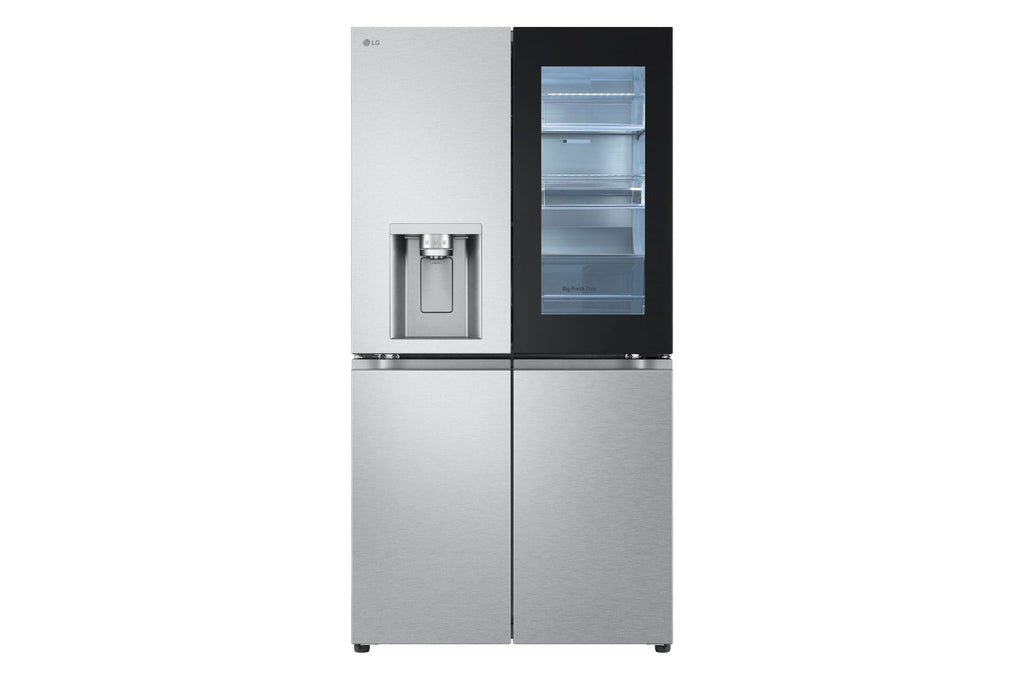 LG InstaView Multi-Door Kühlschrank 638L: Eis- und Wasserspender mit Festwasseranschluss