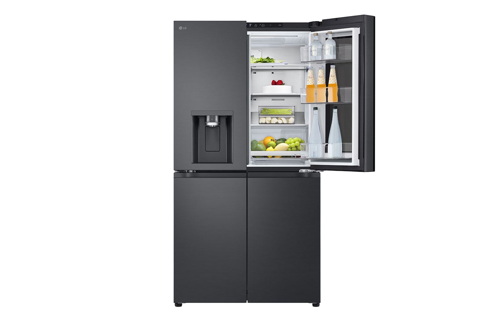 LG GMG960EVEE Multi-Door Kühlschrank: InstaView, Craft Ice, UVnano, ThinQ