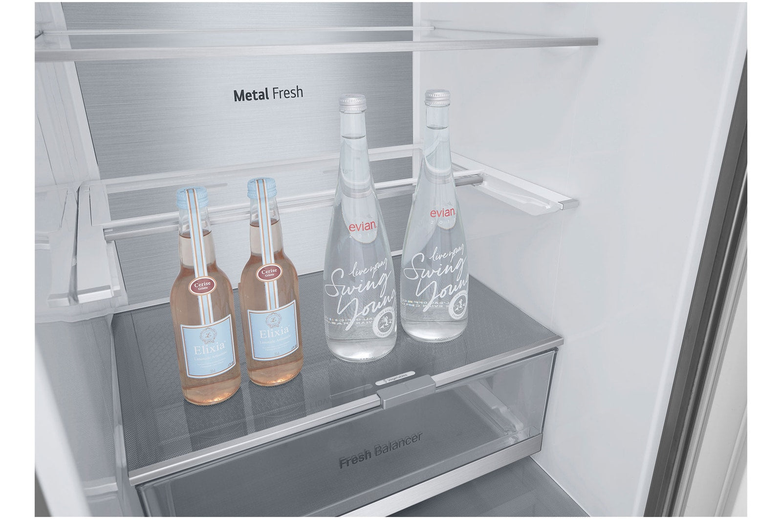 LG GBV7280CMB Kühl-Gefrierkombi: 387L, Smart Inverter, 203cm, Metal Sorbet