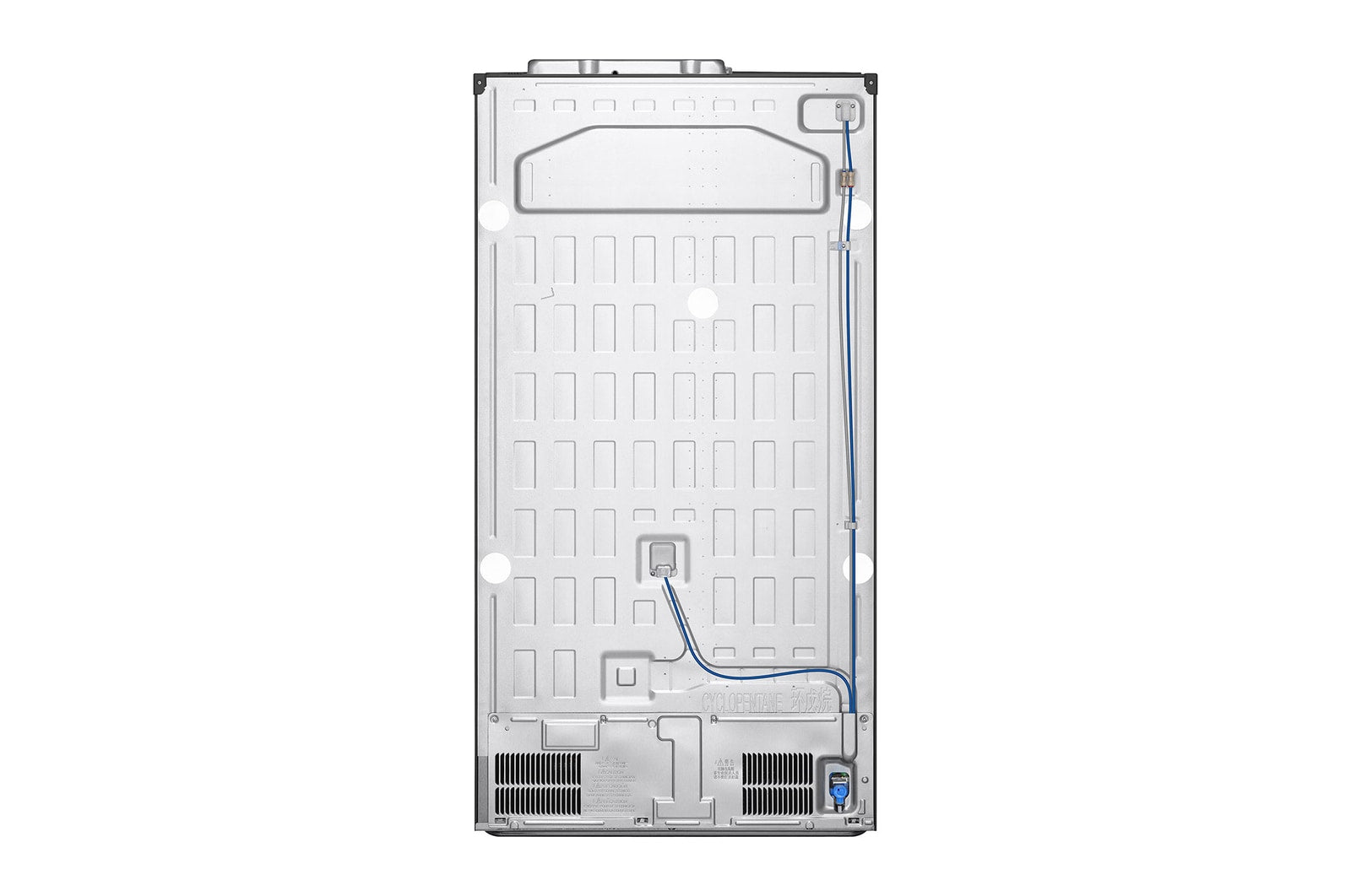 LG Side-by-Side Kühlschrank Prime Silver: 625L, Eis-, Crushed Ice- & Wasserspender