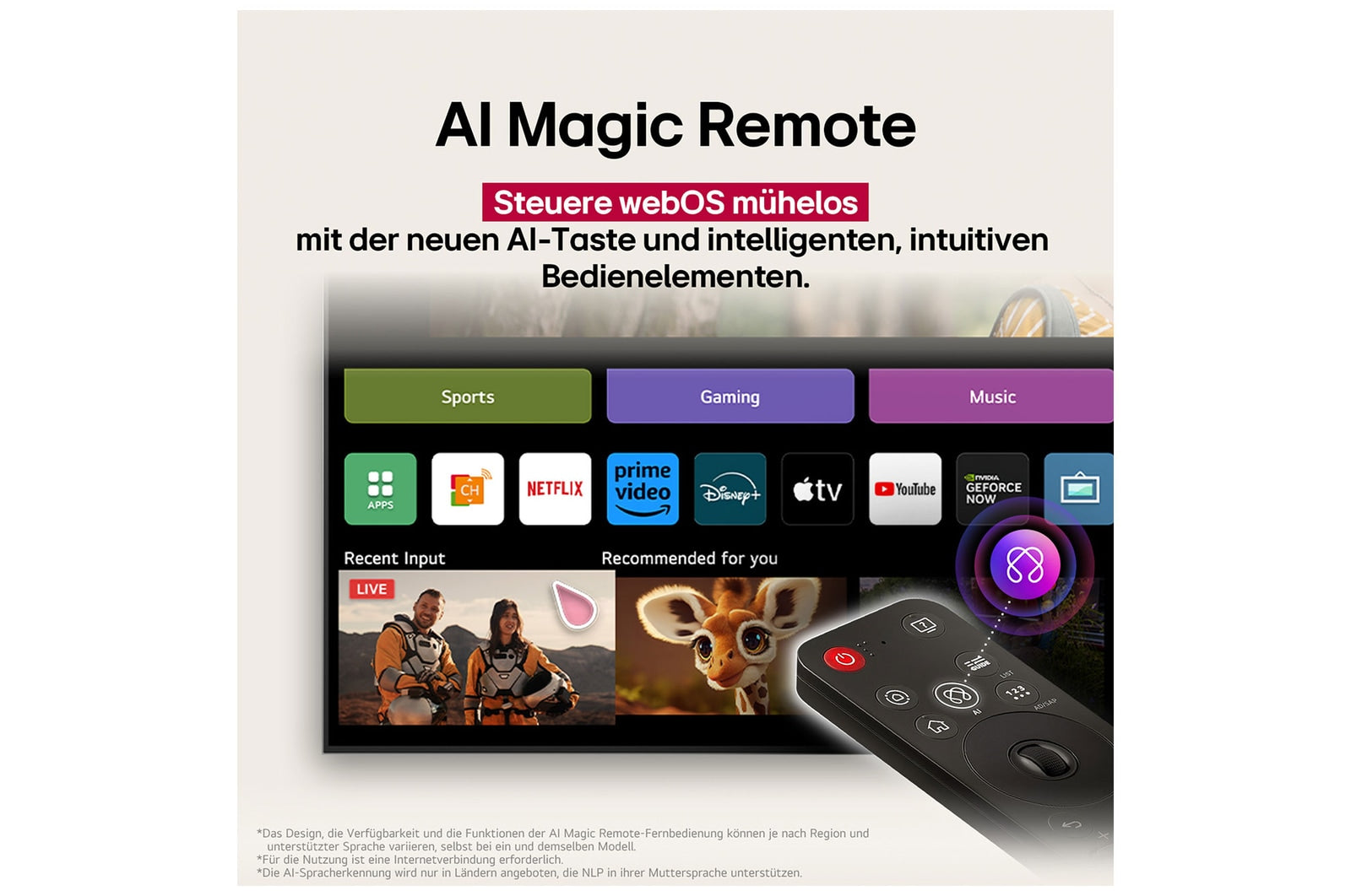 LG OLED 77 Zoll B5 4K AI Smart-TV Dolby Vision