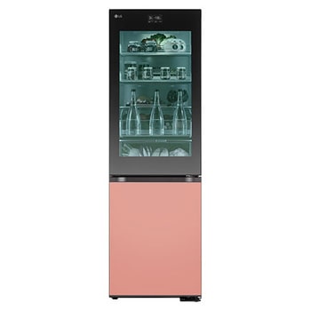 LG InstaView MoodUP® Kühl-Gefrierkombination mit StanbyME Smart Display Set