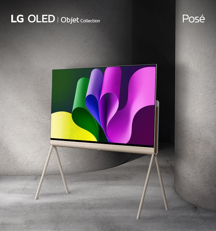LG OLED evo Posé 55 Zoll Lifestyle-Fernseher mit A9 Gen7