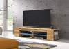 Elegantes TV-Lowboard Legno mit LED-Beleuchtung, Eichenoptik, Modernem Design & Stauraum