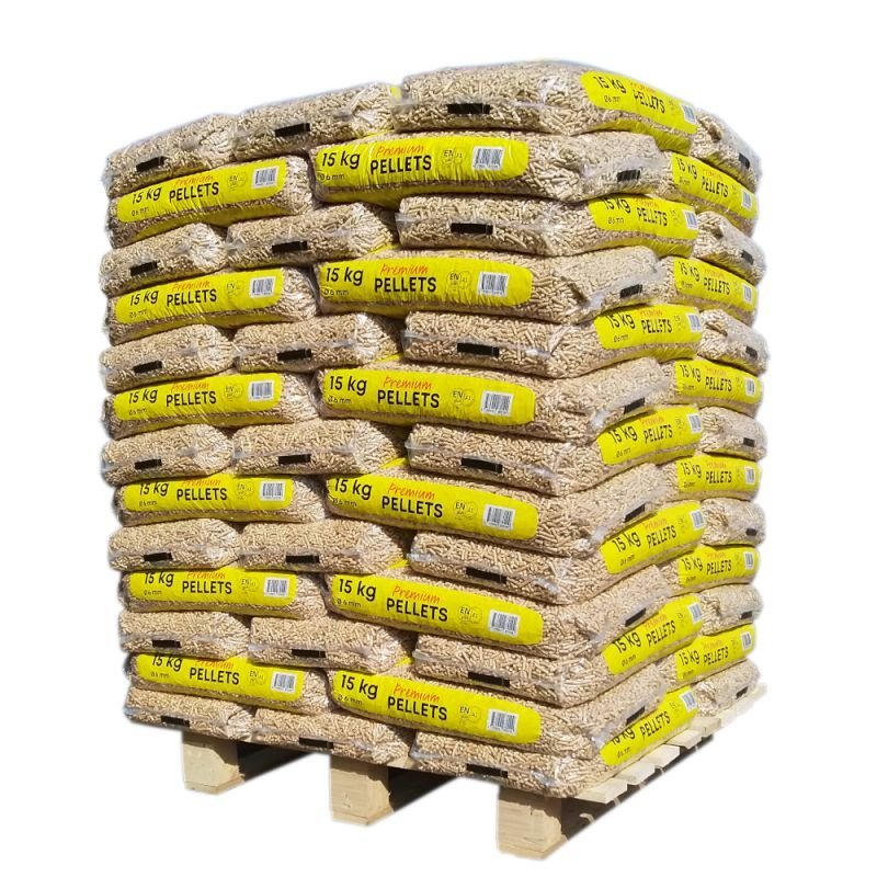Bear Holzpellets Palette 65 Stück à 15 kg ENplus A1 zertifiziert