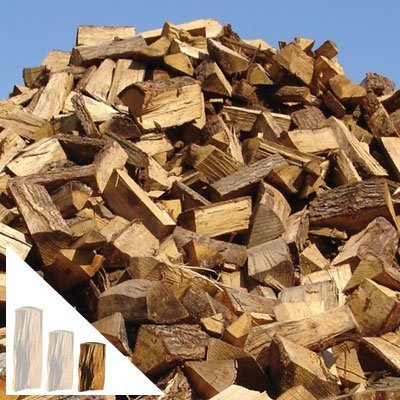 Premium 25 cm Brennholz Scheite, Hartholz Kategorie 1, 1 Stère