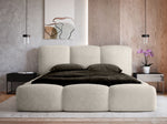 Lade das Bild in den Galerie-Viewer, Elegantes Designer Polsterbett Alena Bouclé mit Integriertem Stauraum – Modernes Komfort Bett
