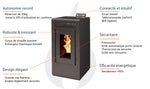 Lade das Bild in den Galerie-Viewer, Vulcano EVO 12 kW Pelletheizung, wasserdicht, kanalisierbar, Komplettpaket
