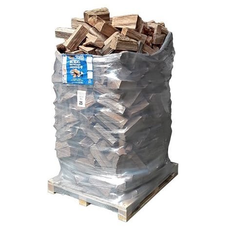 WOODSTOCK Premium-Brennholz 25 cm Bûches, 1 Palette, französisches Hartholz