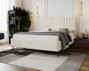 Luxuriöses Designer Polsterbett Veleria aus Samt – Modernes Schlafzimmer Komfortbett ohne Stauraum