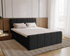 Elegantes Boxspringbett Bergamo Samt mit Integriertem Stauraum – Hoher Schlafkomfort, Modernes Design