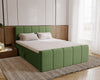 Elegantes Boxspringbett Bergamo Samt mit Integriertem Stauraum – Hoher Schlafkomfort, Modernes Design