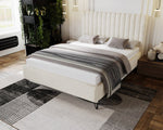 Lade das Bild in den Galerie-Viewer, Luxuriöses Designer Polsterbett Veleria aus Samt – Modernes Schlafzimmer Komfortbett ohne Stauraum

