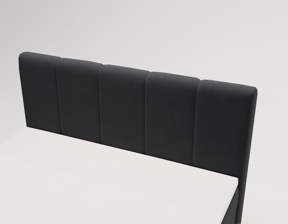 Elegantes Boxspringbett Bergamo Samt mit Integriertem Stauraum – Hoher Schlafkomfort, Modernes Design