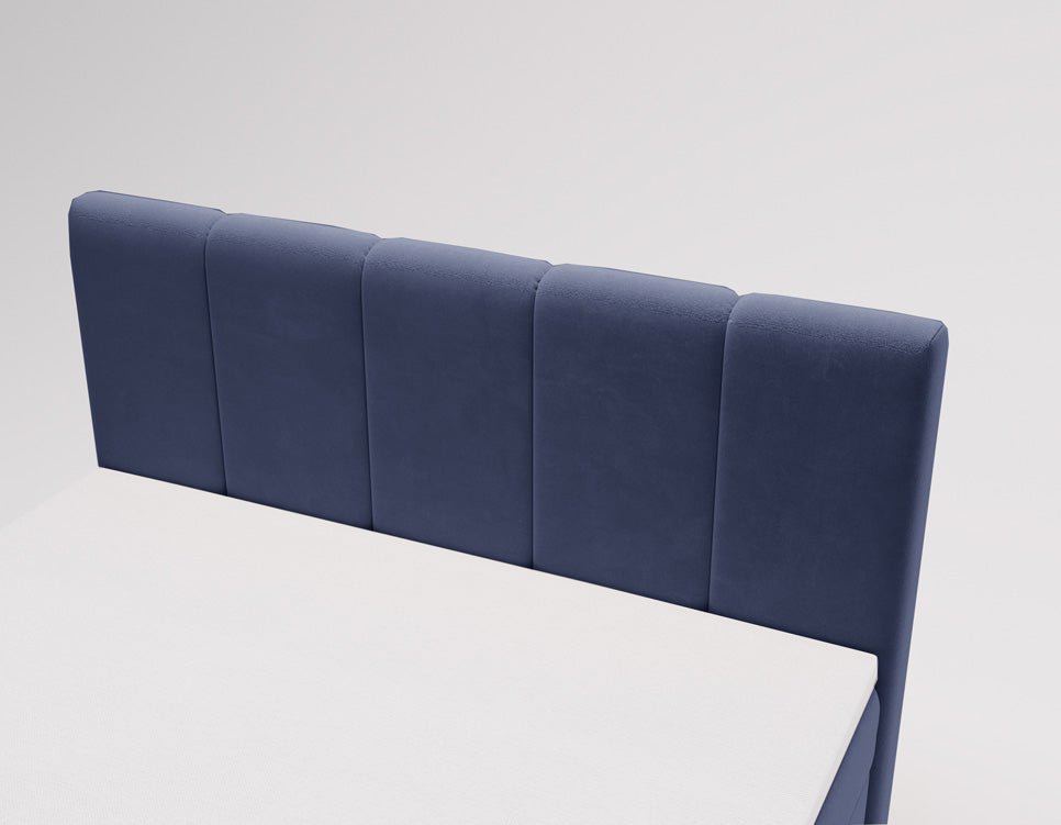 Elegantes Boxspringbett Bergamo Samt mit Integriertem Stauraum – Hoher Schlafkomfort, Modernes Design