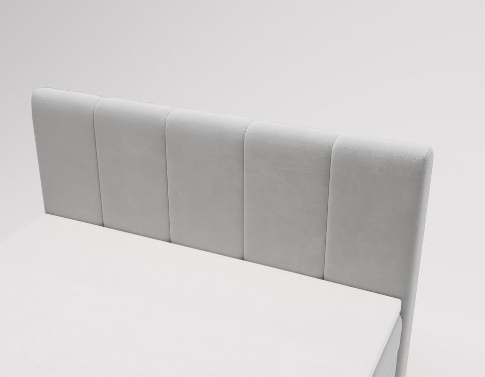 Elegantes Boxspringbett Bergamo Samt mit Integriertem Stauraum – Hoher Schlafkomfort, Modernes Design