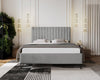 Luxuriöses Designer Polsterbett Veleria aus Samt – Modernes Schlafzimmer Komfortbett ohne Stauraum